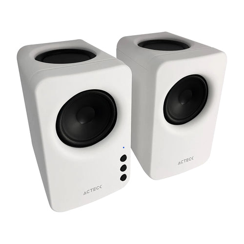 Bocinas Acteck DYNAMIC EXACT MINI BS475 Inalambricas, Bluetooth/3.5mm, Blanco