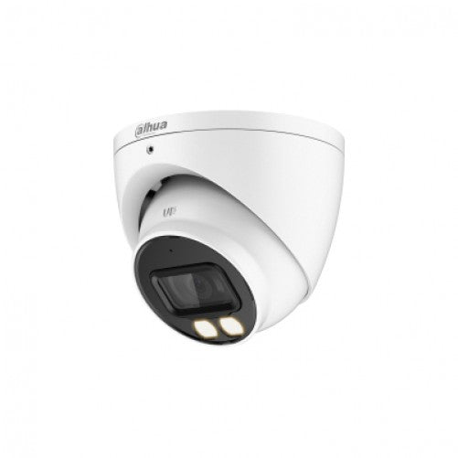 Camara Dahua CCTV, Domo, 2MP, Full color, IR 40m, Exterior, IP67, Microfono, Vision nocturna