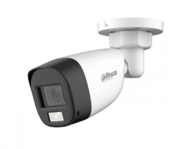 Camara Dahua CCTV, Bala, 5MP, Full color, IR 20m, Exterior, IP67, Microfono, Dual iluminacion