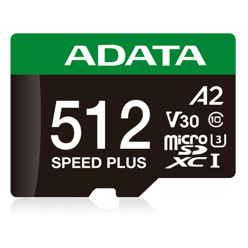 Memoria Micro SDXC ADATA, 512 GB, UHS-I, Class 10, Adaptador SD