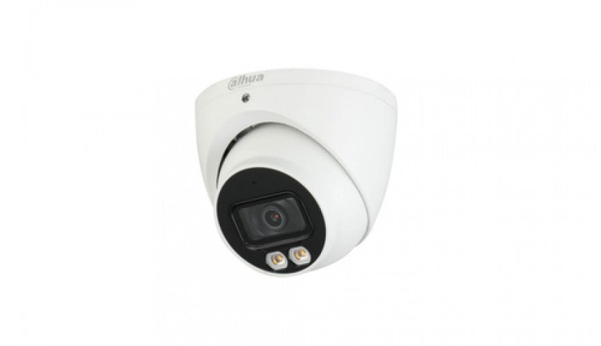 Camara Dahua CCTV, Domo, 2MP, Full color, IR 40m, Exterior, IP67, Microfono, Dual iluminacion