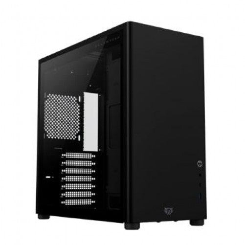 Gabinete Balam Rush Eris Jet GM985, Midi-Tower, ATX/Micro-ATX/Mini-ITX, Ventana Cristal templado, Negro