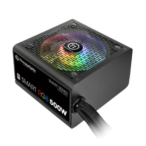 Fuente de Poder Thermaltake Smart 500W 80 Plus, RGB, ATX, PFC activo