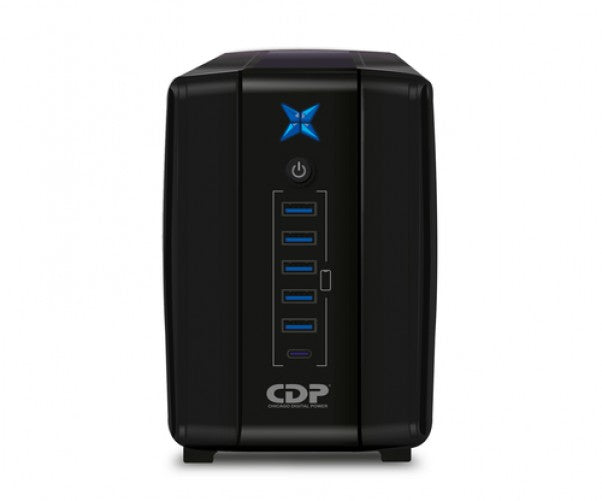 No break CDP 500VA, 250W, 8 Contactos, Auto reset, Respaldo Hasta 20Min