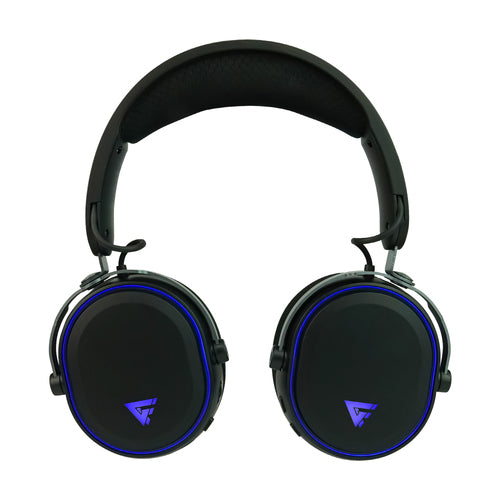 Diadema Game Factor HSB600 Gamer Inalambrica, Bluetooth, 3.5mm, Microfono Removible, 7.1, Negro