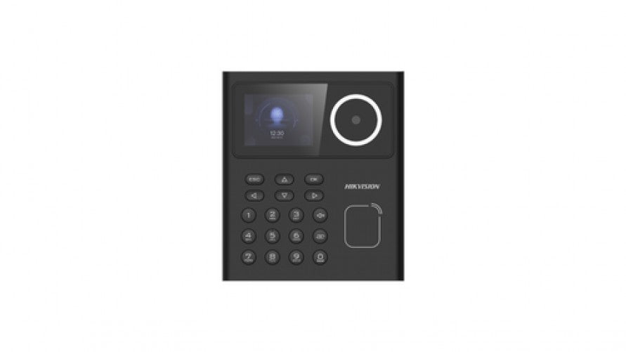 Control Acceso y asistencia Hikvision, 500 rostros, 1000 tarjetas, USB, Negro