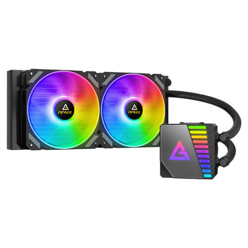 Enfriamiento liquido Antec SYMPHONY 240 ARGB, 240mm, Intel/AMD, Negro