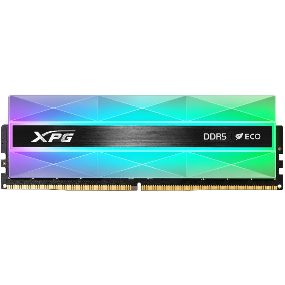 Memoria Ram XPG LANCER NEON RGB, DDR5, 1X16 GB, 6800 MT/s, Negro/Neon