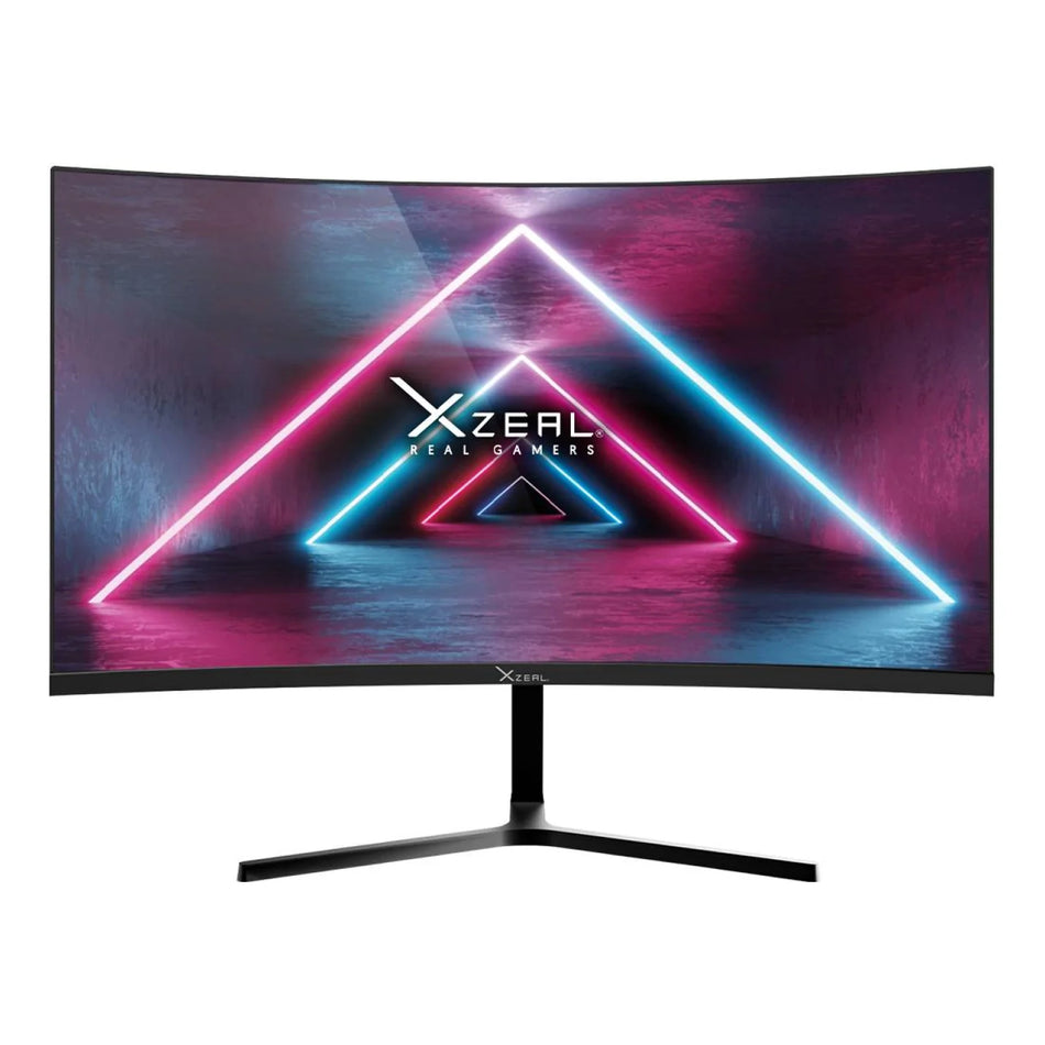 Monitor Gamer Curvo Xzeal Starter XST 570-1 LED, 23.8", 1920x1080 Full HD, 100Hz, HDMI/VGA, Negro
