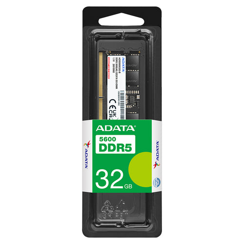 Memoria Ram Adata, 32GB, DDR5, 5600MHz, ECC CL46, 262-pin SO-DIMM
