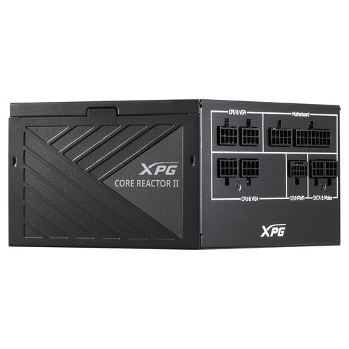Fuente de Poder XPG CORE REACTOR II 650W, 80 Plus Gold, 20+4 pin ATX, Modular, atx 3.0, Negro