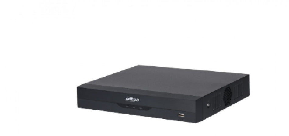 NVR Dahua 16 Canales IP, 8MP 4K, WizSense, IA, Reconocimiento facial, 1xHDD Max. 10TB, 1xUSB, 1xRJ45
