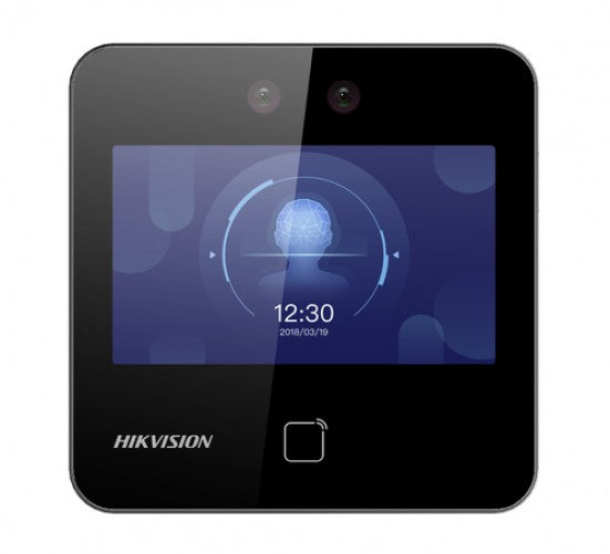 Control de Acceso y asistencia Hikvision, Reconocimiento Facial, 3000 tarjetas, 1500 Rostros, Lee QR, WiFi