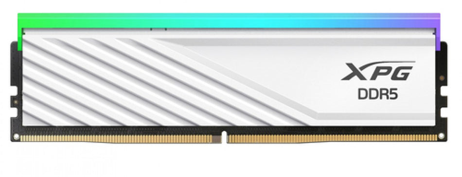 Memoria RAM XPG Lancer Blade, RGB, DDR5, 32 GB, DDR5, 6000 MHz, ECC, CL30, XMP, Blanco