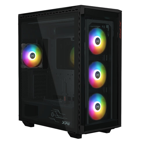 Gabinete XPG BATTLECRUISER II PST, Midi Tower, E-ATX, ATX, M-ATX, M-ITX, 4xVentiladores, Negro