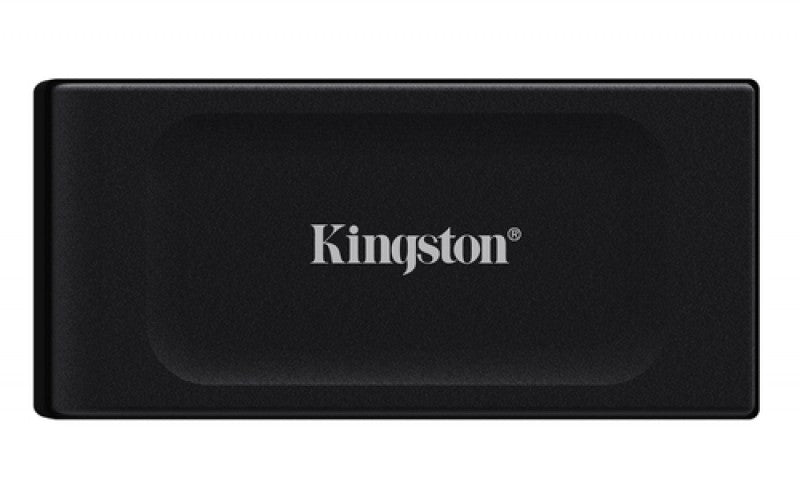 SSD externo Kingston XS1000 2TB, Lectura 1050 MB/s, Escritura 1000 MB/s, USB Tipo C, 3.2 Gen 2, Negro