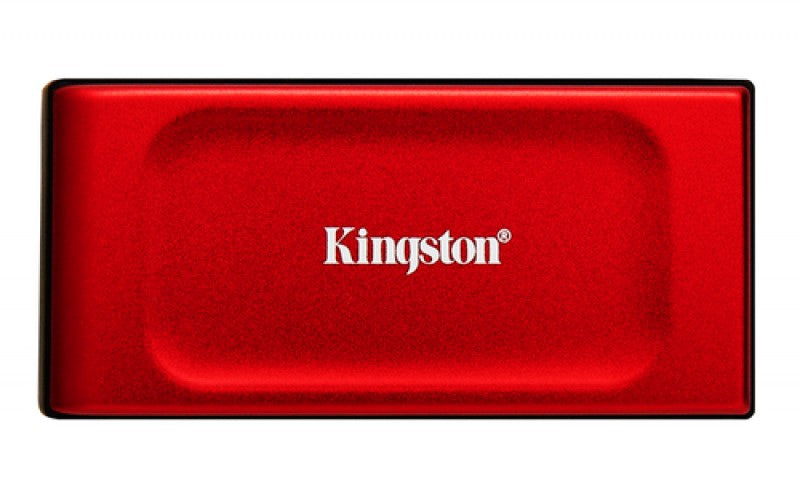 SSD Externo Kingston XS1000R, 2TB, 1050MB/s, 1000MB/s, USB Tipo C, 3.2, Rojo