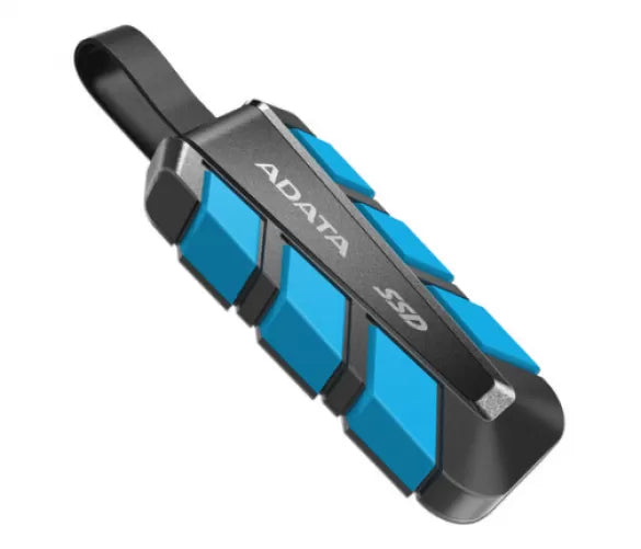 Unidad De Estado solido Externo Adata SC740, 2TB, USB-C, 1050MB/s, Azul, Negro