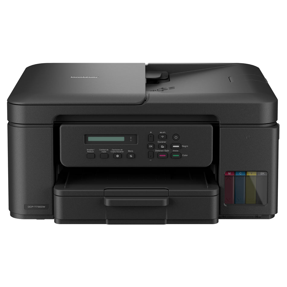 Multifuncional inyeccion tinta Brother DCP-T730DW, USB, Inalambrica, 27ppm Negro, 23ppm Color