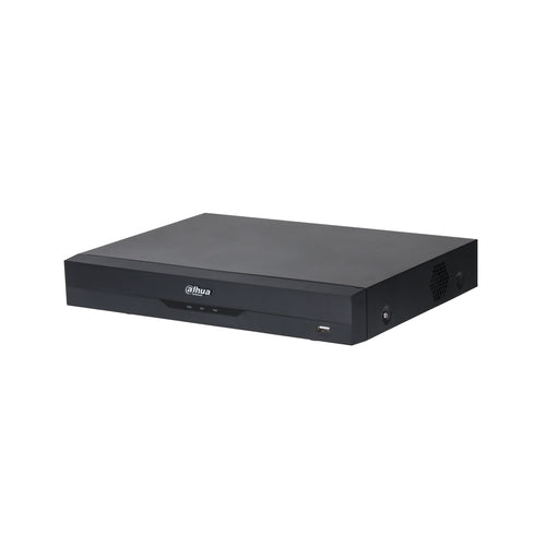 DVR Dahua, 16 Canales + 16 Canales IP, 8MP 4K, IA, Reconocimiento facial, max 16TB