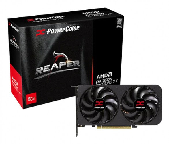Tarjeta de Video PowerColor Reaper AMD Radeon RX 9060 XT 8GB GDDR6, 128 Bit, GDDR6, PCI Express x16 5.0, DP/HDMI