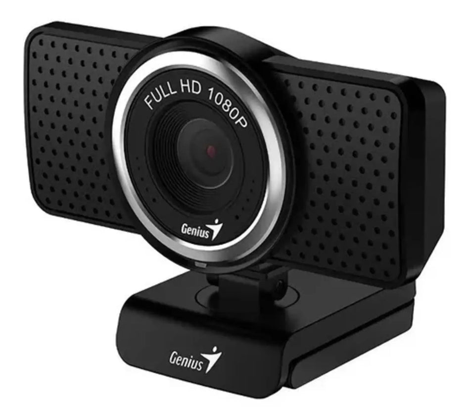 Camara Web Genius ECam 8000, Full HD, 1080P, Audio/Microfono, USB, Negro