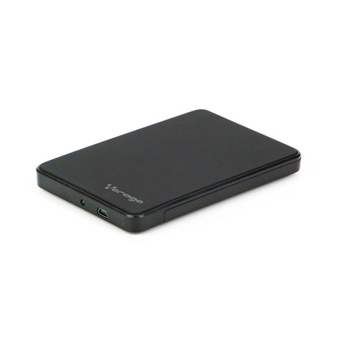 Enclosure VORAGO HDD-102, SATA DE 2.5 PULG A USB, HASTA 2TB, NEGRO