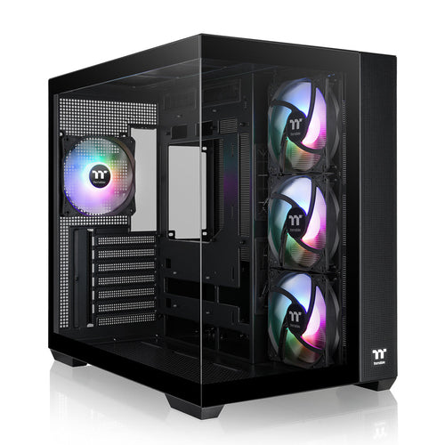 Gabinete Thermaltake View 380 TG ARGB, Midi Tower, 4x Ventiladores, Negro