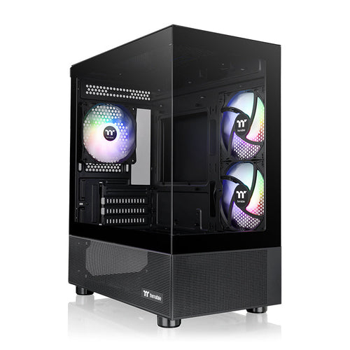 Gabinete Thermaltake View 170 TG ARGB, Micro Tower, 3x Ventiladores, Panel de Vidrio, Negro