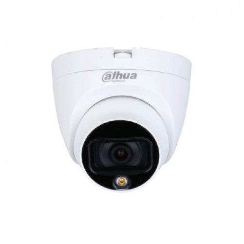 Camara Dahua CCTV, Domo, 5MP, Full color, IR 20m, Exterior, IP67, Microfono, Vision nocturna