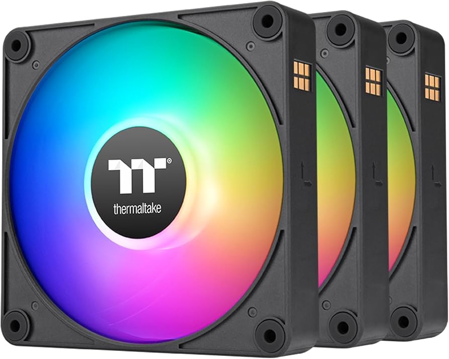 Kit 3 Ventiladores Thermaltake CT140 EX ARGB Sync, 140mm, Negro