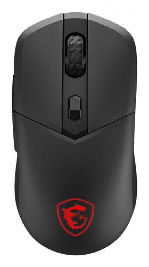 Mouse Optico MSI VERSA 300, 6 Botones, 8000 DPI, RF Wireless, Bluetooth, USB tipo C, Negro
