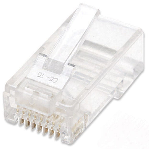 Paquete Plug Modular Intellinet, RJ45, CAT6, multifilar, 100 PIEZAS