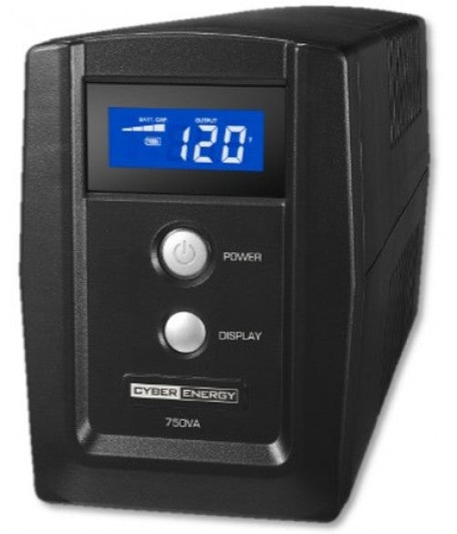No break CyberPower 420W, 750VA, LCD, 30 min de respaldo, 6 contactos