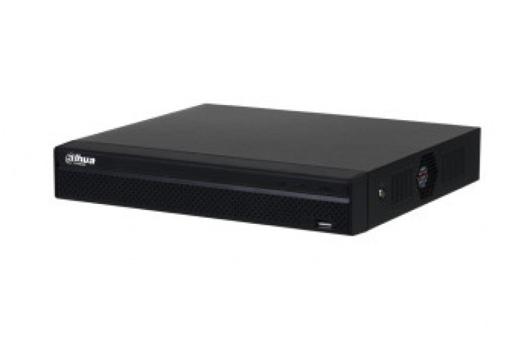 NVR Dahua 4 Canales IP, 8MP 4K, Max. 8TB, 1xHDD, 4x Puertos PoE, HDMI/VGA