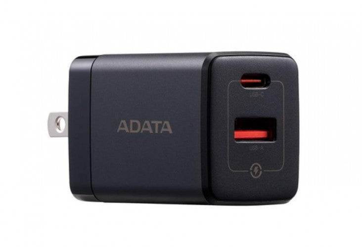 Cargador de Pared Adata CHARGERU, 35W, 9V, 1x USB-A, 1x USB-C, Negro