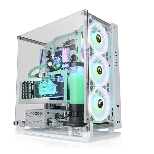 Gabinete Thermaltake Core P3 TG Pro Snow, Ventana lateral, Blanco