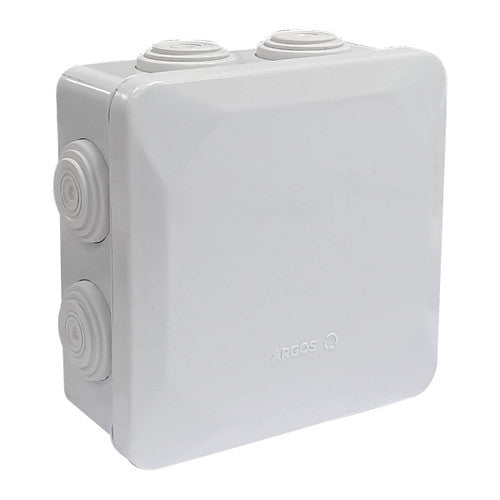 Caja de Conexiones Saxxon, 7 Entradas, 85x85x45mm, IP55