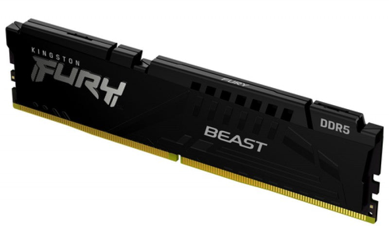 Memoria Ram Kingston FURY Beast Black, 16GB, DDR5, 5600MHz, CL40, XMP