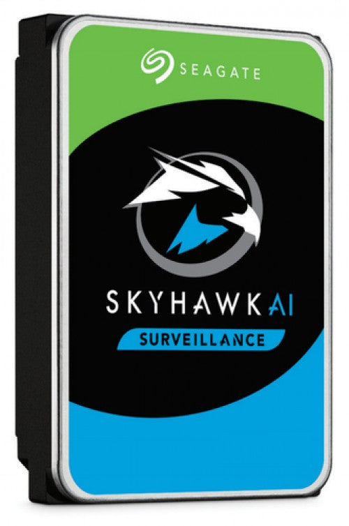 Disco Duro Videovigilancia Seagate 8TB, SkyHawk AI, 6 Gbit/s, 3.5PULG, 7200RPM, 256MB Cache