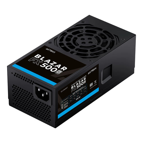 Fuente de Poder TFX Acteck Blazar FX500, 500W, 2x Molex, 2x Sata, 1x ATX, Negro