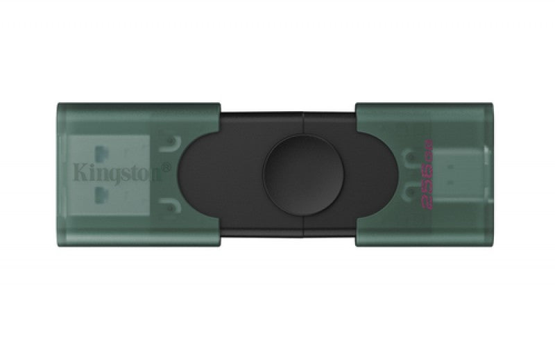 Memoria USB Kingston DataTraveler Duo, 256GB, USB-A, USB-C, Verde