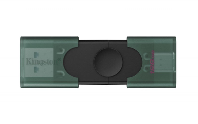 Memoria USB Kingston DataTraveler Duo, 128GB, USB-A, USB-C, Verde