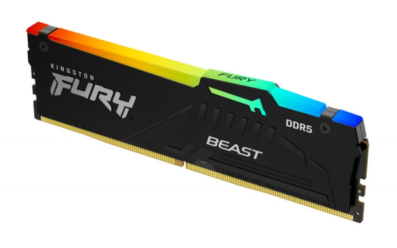 Memoria Ram Kingston Technology FURY Beast RGB 16GB DDR5, CL40, 52000MT/s