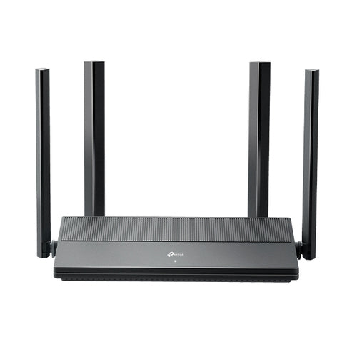 Ruteador Inalambrico TP-Link EX141 4 antenas., Wi-Fi 6 (802.11ax), 4 RJ-45, 1201 Mbit/s, Negro