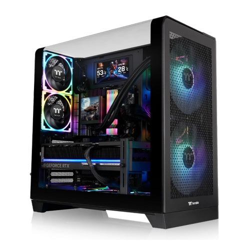 Gabinete Thermaltake View 390 Air, Mid Tower, ATX, 2xVentiladores, Negro