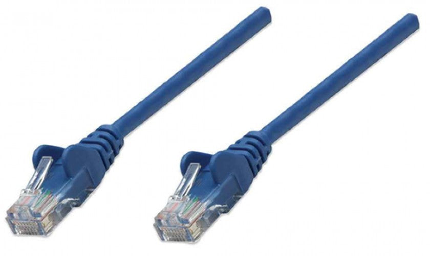 Cable Patchord Intellinet, Cat6, 5 metros,  Azul