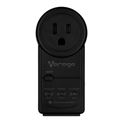 Protector De Voltaje y Supresor de Picos Vorago AVR-300, RJ45/RJ11, Portatil, Negro