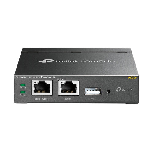 Controladora Cloud Omada TP-Link OC200, 2x 10/100Mbps, USB 2.0, Multi-SSID, Balanceador de Carga