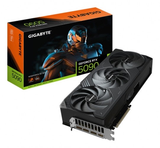 Tarjeta de Video Gigabyte GeForce RTX 5090 WINDFORCE OC 32G, 32GB, 512 Bit, GDDR7, PCI Express x16 5.0